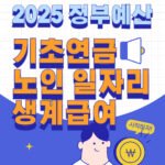 2025년 기초연금 인상