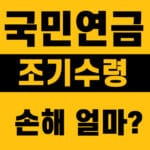 국민연금 조기수령