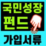 국민성장펀드 가입서류