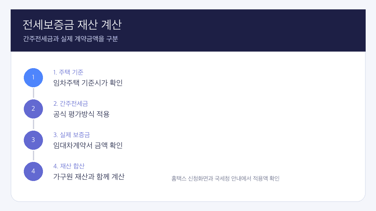 근로장려금 전세보증금 재산 핵심 조건과 판단 순서 인포그래픽