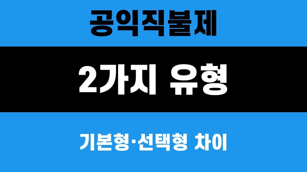 공익직불제 2026 기본형·선택형 2가지 유형