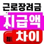 근로장려금 지급액 차이