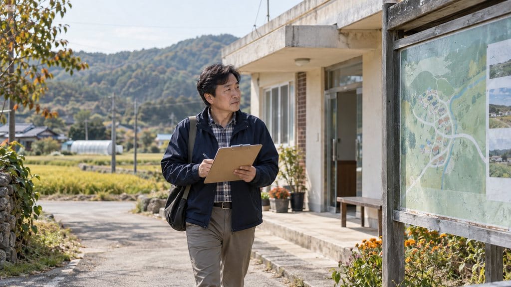 농어촌 기본소득 지원기관 현장 조사와 주민 서비스 수요를 확인하는 농촌 코디네이터