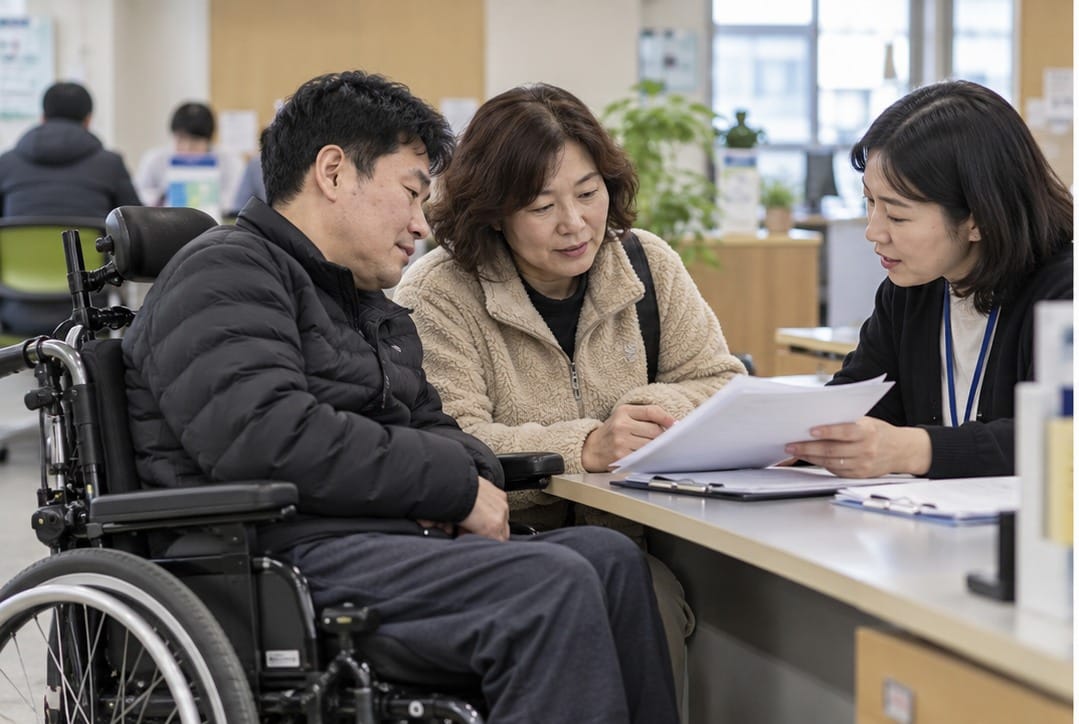 사진: 장애인연금 2027 대상과 제도 확인 장면