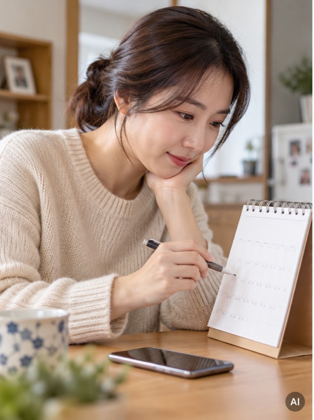 앱의 디지털 상품권 잔액을 확인하는 상생소비복권 지급 시기 사진, AI 생성 장면